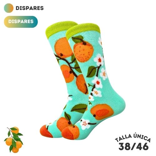 Calcetines Dispares Naranjas